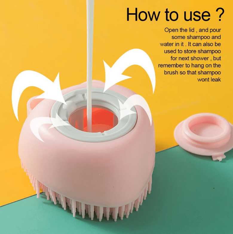 Gentle Pet Bath Brush