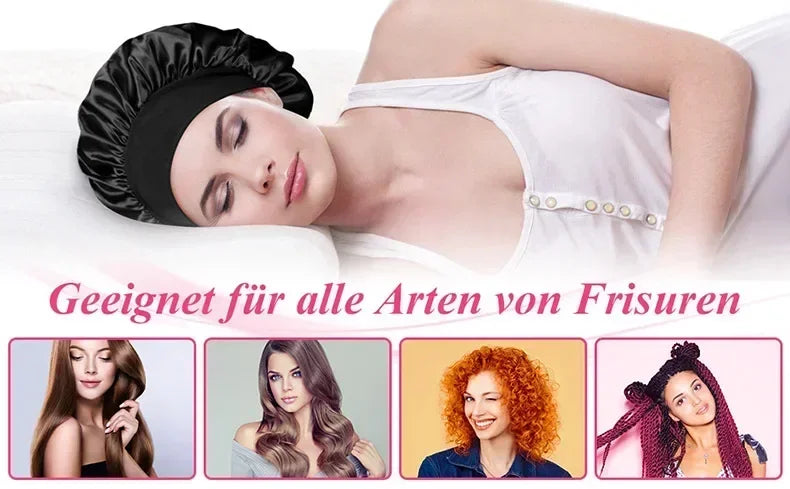 Satin Sleep Bonnet Cap