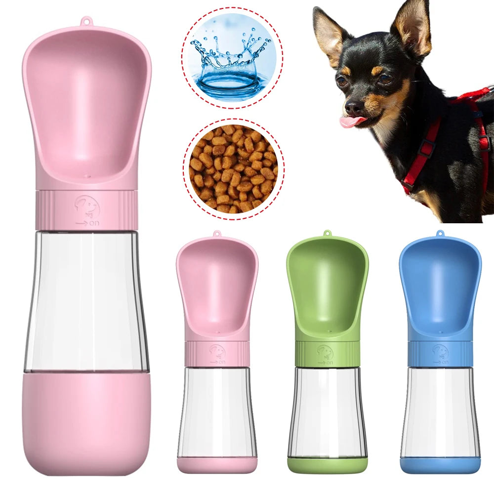 2-in-1 Pet Water Bottle