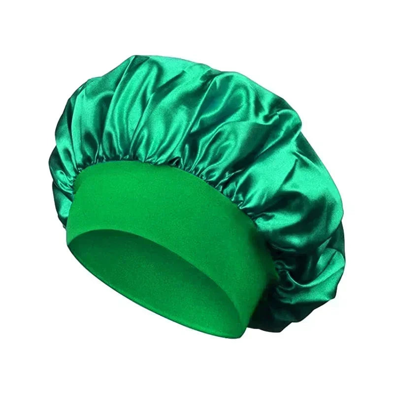 Satin Sleep Bonnet Cap