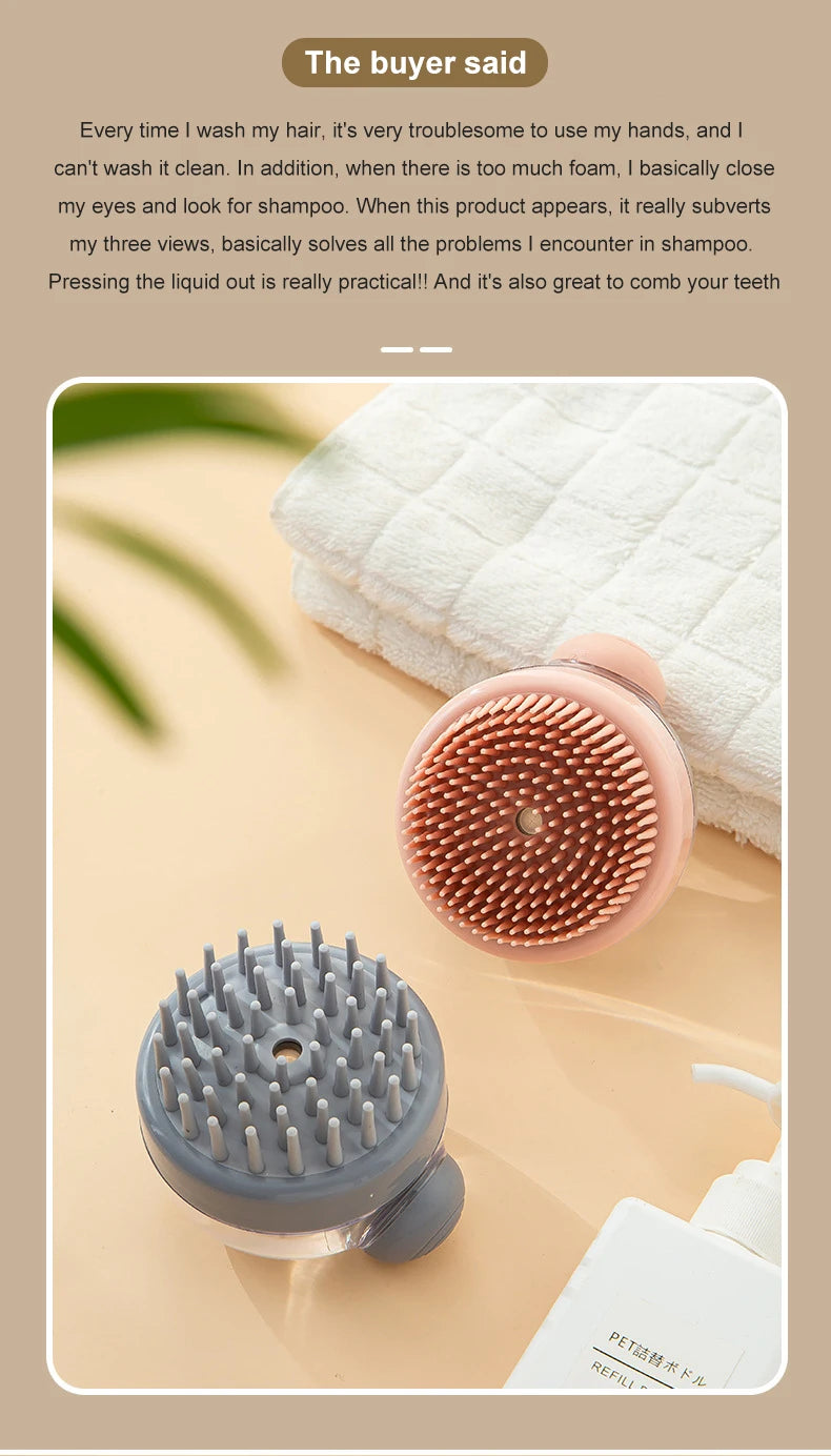 Comfy Pet Massage Shampoo Brush