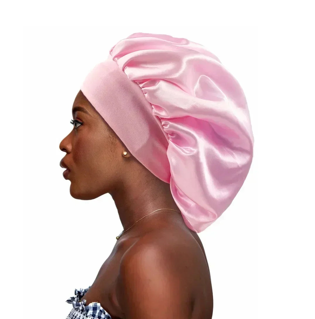 Satin Sleep Bonnet Cap