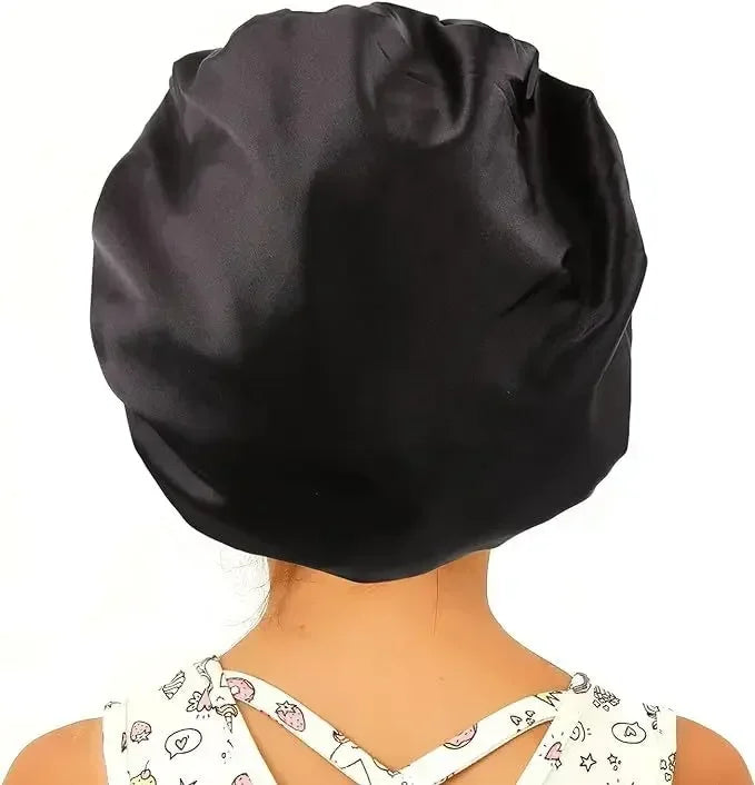 Satin Sleep Bonnet Cap