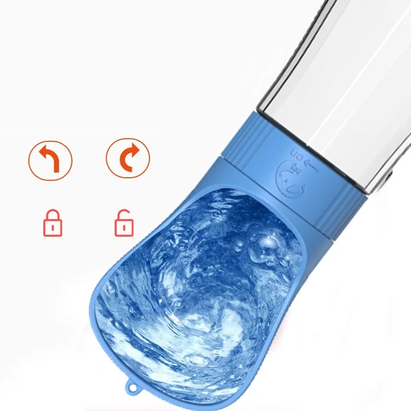 2-in-1 Pet Water Bottle