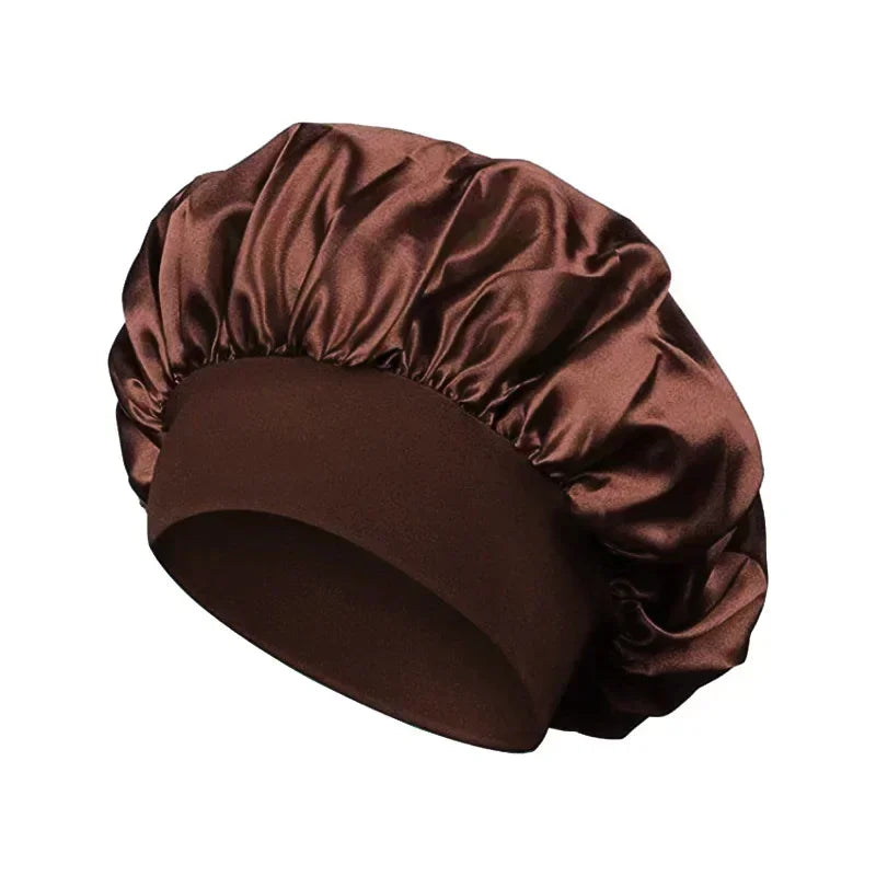 Satin Sleep Bonnet Cap